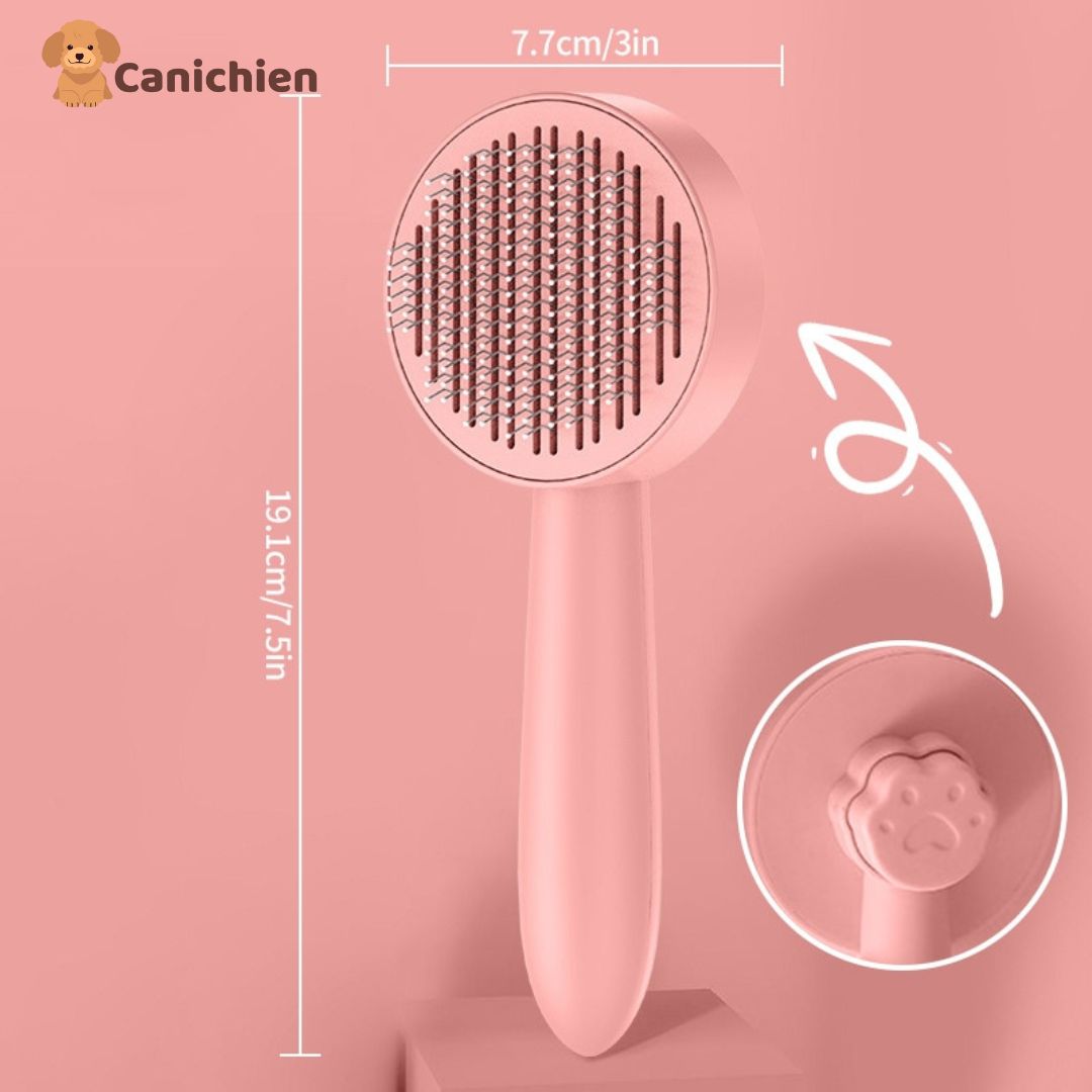 brosse-pour-chien-rose