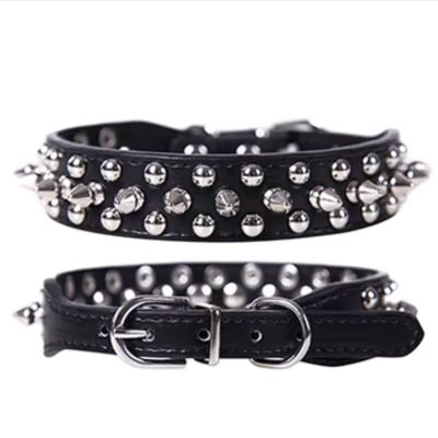 collier-cuir-chien-noir