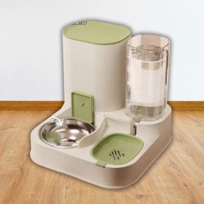 distributeur-croquette-chien-vert-inox