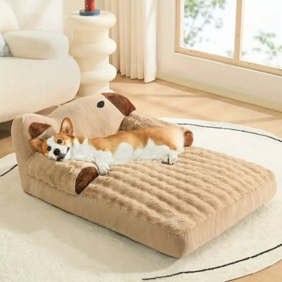 lit-pour-chien-brun-apaisant-anti-stress