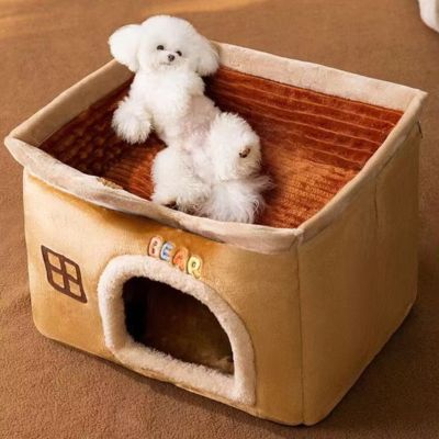 niche-chien-interieur-brun-apaisant