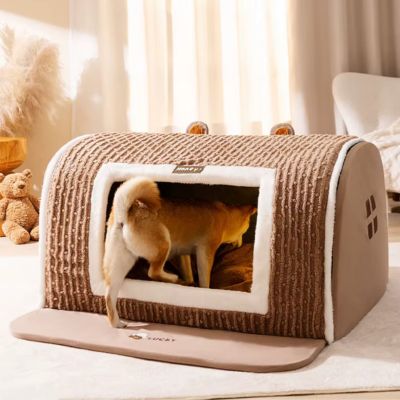 niche-interieur-chien-brun-apaisant
