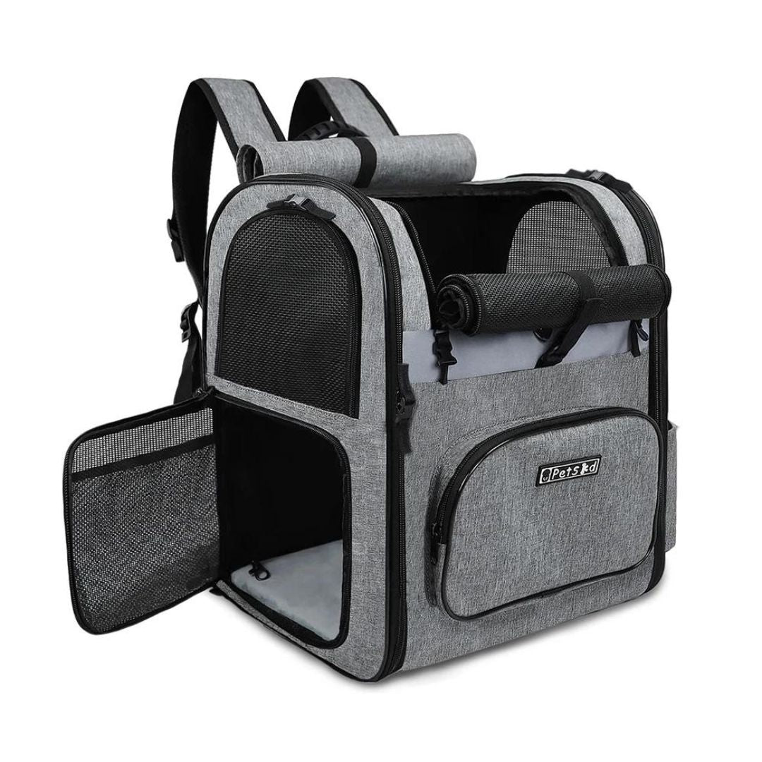 sac-a-dos-pour-chien-respirant-gris
