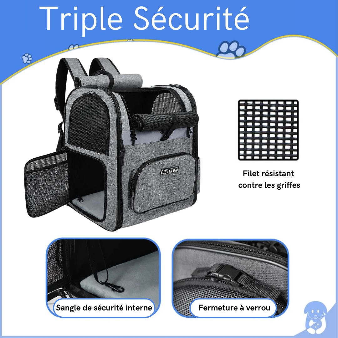 sac-a-dos-pour-chien-securite