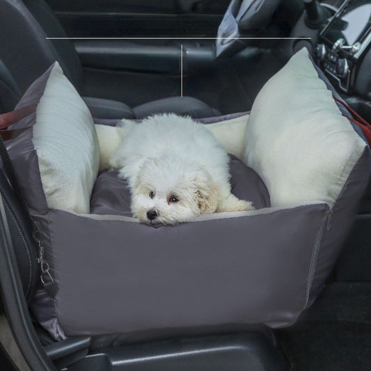 coussin-pour-chien-et-siege-auto-chien-gris